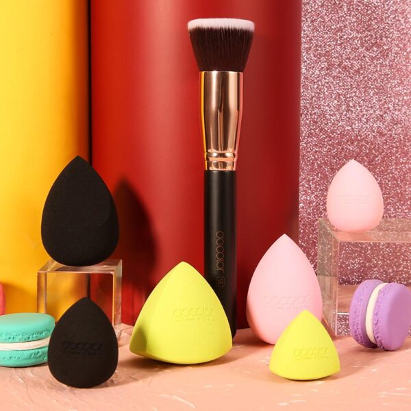 Neon Makeup Sponge Collection - Ensemble de beauty blinder et un pinceau fond de teint