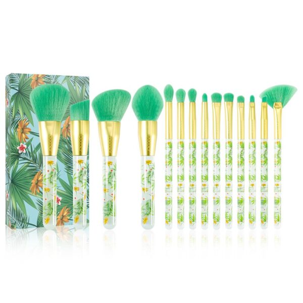 Pinceaux Docolor - Set de brosses (14 pièces) - Tropical