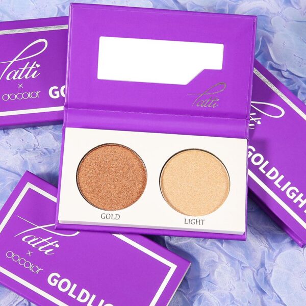 Docolor -Tatti : Palette Highlighter Gold light